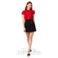 Hell Bunny Casey Blouse (Red) | Alternative Blouses, Gothic Clothing