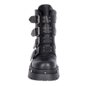 Bleeding Heart Buckle Boots (Black) | Alternative Footwear