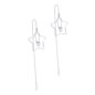 Blue Banana Star Cage Earrings (Silver) | Gothic Earrings