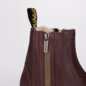 Dr Martens Chelsea 2976 Alyson Zip Grizzly Boots (Cherry) | Autumnal Dr Martens