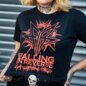 Falling In Reverse Metal Logo Crop T-Shirt (Black) | Cropped Band Tees