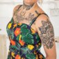 Banned Morena Tropical Dress (Multicolor) | Vintage Fashion, Midi Dresses