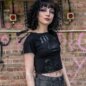Jawbreaker Lilith Crop T-Shirt (Black) | Blue Banana
