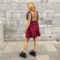 Chemical Black Nefeli Pinafore Dress (Pink) | Alternative Clothing