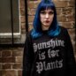 Killstar Sunshine Is For Plants Jumper (Black) | Gothic Fashion