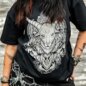 Blue Banana Ram T-Shirt (Black) | Printed T-Shirts