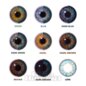 Aqua Blend Natural 30 Day Coloured Contact Lenses, Non Prescription