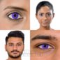 Violet Out 30 Tage Farbige Kontaktlinsen | Monatliche Kostüm-Kontaktlinsen