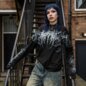 Heartless Akumu Top (Black/Grey) | Alternative Fashion, Goth Clothing
