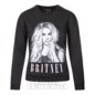 Official Britney Spears Black Crew Neck Sweatshirt | Britney Merchandise