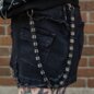 Llavero con cordón cruzado de plátano azul (negro) | Accesorios alternativos