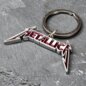 Official Metallica Logo Keyring (Red) | Band Merch Gifts