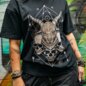 Blue Banana Ram & Skulls T-Shirt (Black) | Printed T-Shirts