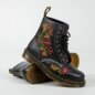 Dr Martens 1460 Floral Wanama Boot (Black) | Autumnal Footwear