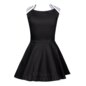 H&R London Empire Line Dress (Black/White) | Vintage Mini Dresses