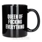 Blue Banana Queen Of Fucking Everything Mug (Black) | Blue Banana