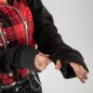 Heartless Evilyn Red & Black Check Jacket | Blue Banana UK
