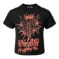 Falling In Reverse Metal Logo Crop T-Shirt (Black) | Cropped Band Tees