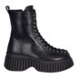Bleeding Heart 15-Eye Boots (Black) | Alternative Footwear