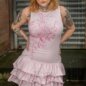 Ed Hardy Climbing Rose Dress (Pink) | Alternative Pink Dresses