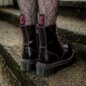 Stivali Dr Martens Jadon Patent Platform (Nero/Rosa) | Stivali Dr Martens alternativi