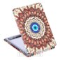 Specchio da trucco compatto pieghevole (Mandala Eye Blue) | Lenti a contatto colorate