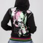 Heartless Hex Bear Varsity Jacket (Black) | Gothic Clothing