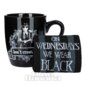 Official Wednesday Tasse Et Chaussettes Du Mercredi Coffret Cadeau (Noir) | Blue Banana