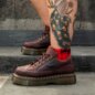 Dr Martens Buzz 5I Crazy Horse Shoe (Cherry) | Alternative Shoes