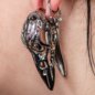Blue Banana Threadless Surgical Steel Small Crow Ear Weight (Silver)