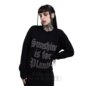 Killstar Sunshine Is For Plants Jumper (Black) | Gothic Fashion