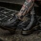 Dr Martens Buzz 8 Eye  Boots (Black) | Blue Banana
