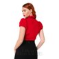 Hell Bunny Casey Blouse (Red) | Alternative Blouses, Gothic Clothing