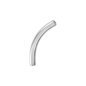 Blue Banana Polished Titanium Threadless Curved Bar (Silver) | Threadless Piercing jewelry