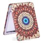 Specchio da trucco compatto pieghevole (Mandala Eye Blue) | Lenti a contatto colorate