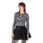 Banned Cupid Clash Mesh Top (Black & White) | Banned Alternative Clothing