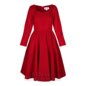 Bleeding Heart Velvet Midi Dress | Vintage Fashion