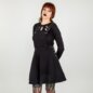 Hell Bunny Dakota Dress Pinafore Dress, Gothic Vintage Clothing