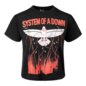 System Of A Down Bird Flight Crop T-Shirt (Black) | Cropped Band Tees