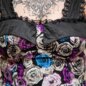 H&R London Pink Roses Dress (Multicolour) | Vintage Mini Dresses