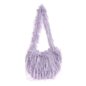 Blue Banana Long Fur Bag (Lilac) | Alternative Accessories