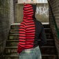 Banned Shiori Black & Red Front Zip Up Hoodie | Gothic Jumpers