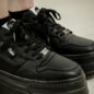 Buffalo Besu Trainer (Black) | Alternative Platform Shoes