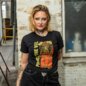 Pierce The Veil Wavy Skeleton Crop T-Shirt (Black) | Cropped Band Tees