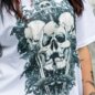 Blue Banana Skeleton T-Shirt (White) | Printed T-Shirts