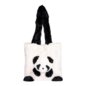 Blue Banana Fluffy Panda Bag (Black/White) | Alternative Accessories