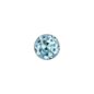Blue Banana Titanium 3mm Microdermal Top (Aqua) | Piercing Jewellery Blue Banana