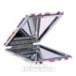 Espejo de maquillaje compacto plegable (plumas brillantes) | Lentes de contacto de colores