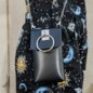Blue Banana Faux Leather Ring Bag (Black) | Alternative Handbags