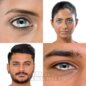 Weiße Barcode Farbige Kontaktlinsen (30 Tage) | Coloured Contacts